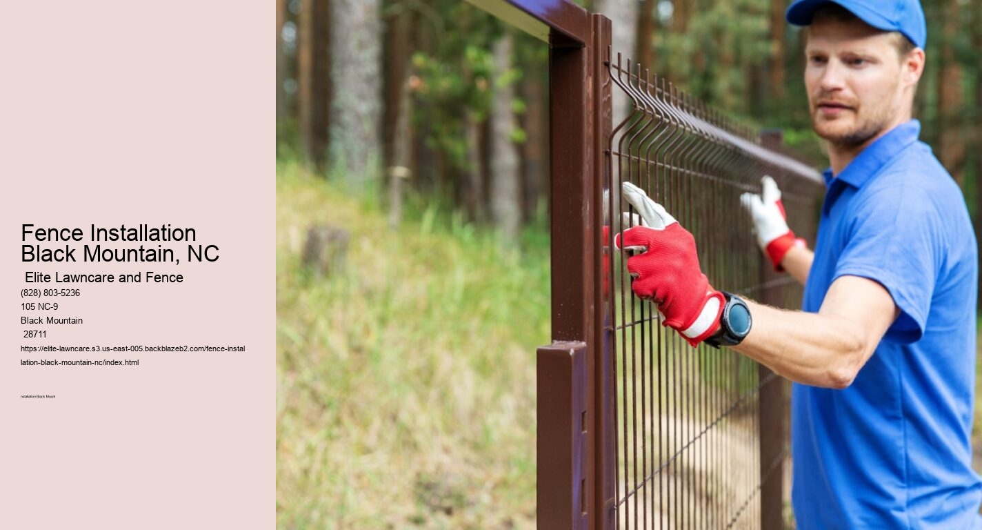 Fence Installation Black Mountain, NC